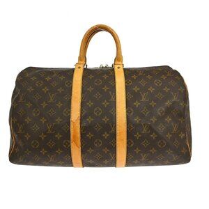 LOUIS VUITTON KEEPALL 45 DUFFLE HANDBAG MONOGRAM M41428 SP1918 YQ03820 BN02